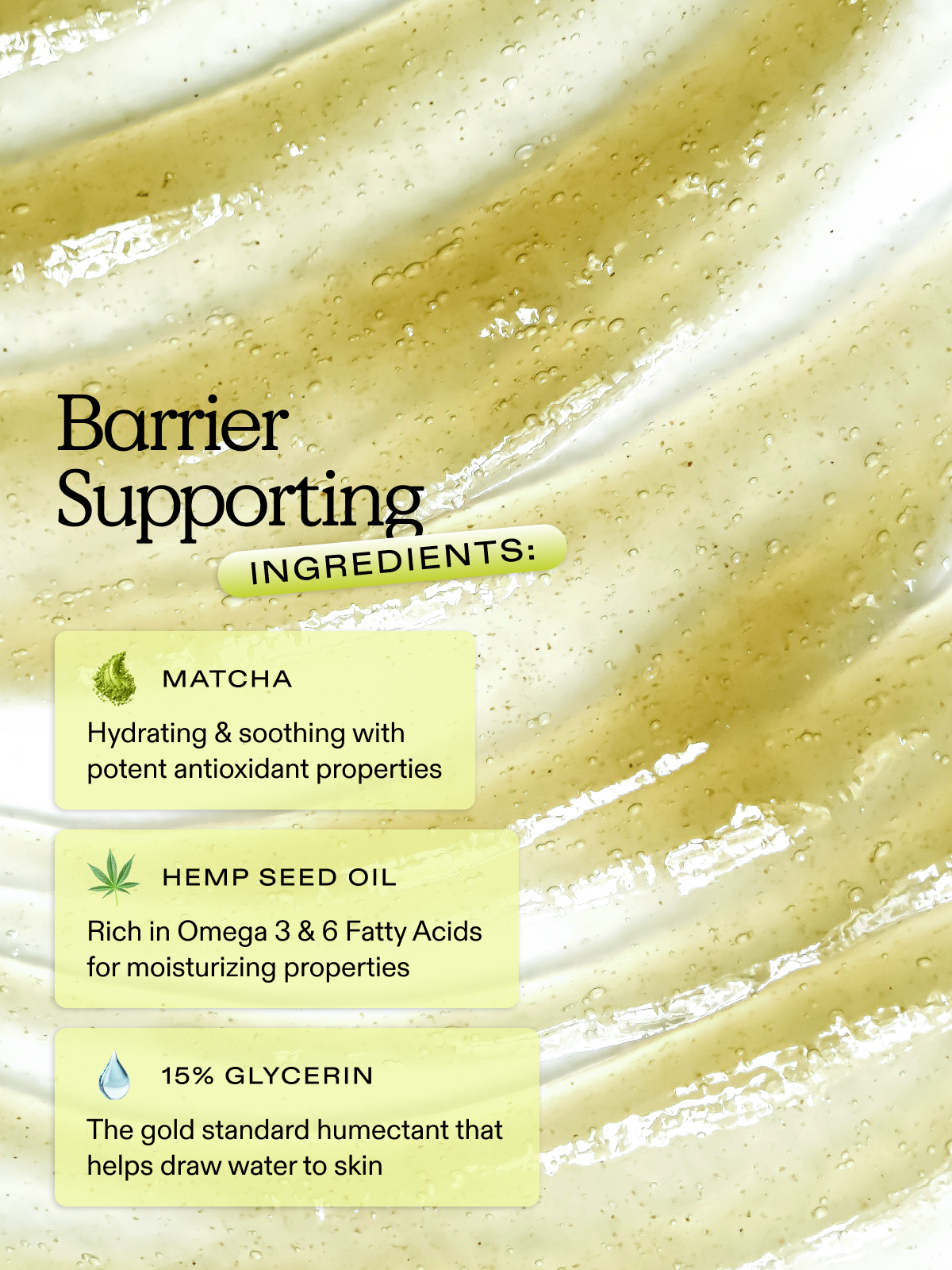 Duo Matcha Hemp Hydrating Cleanser - Image 3