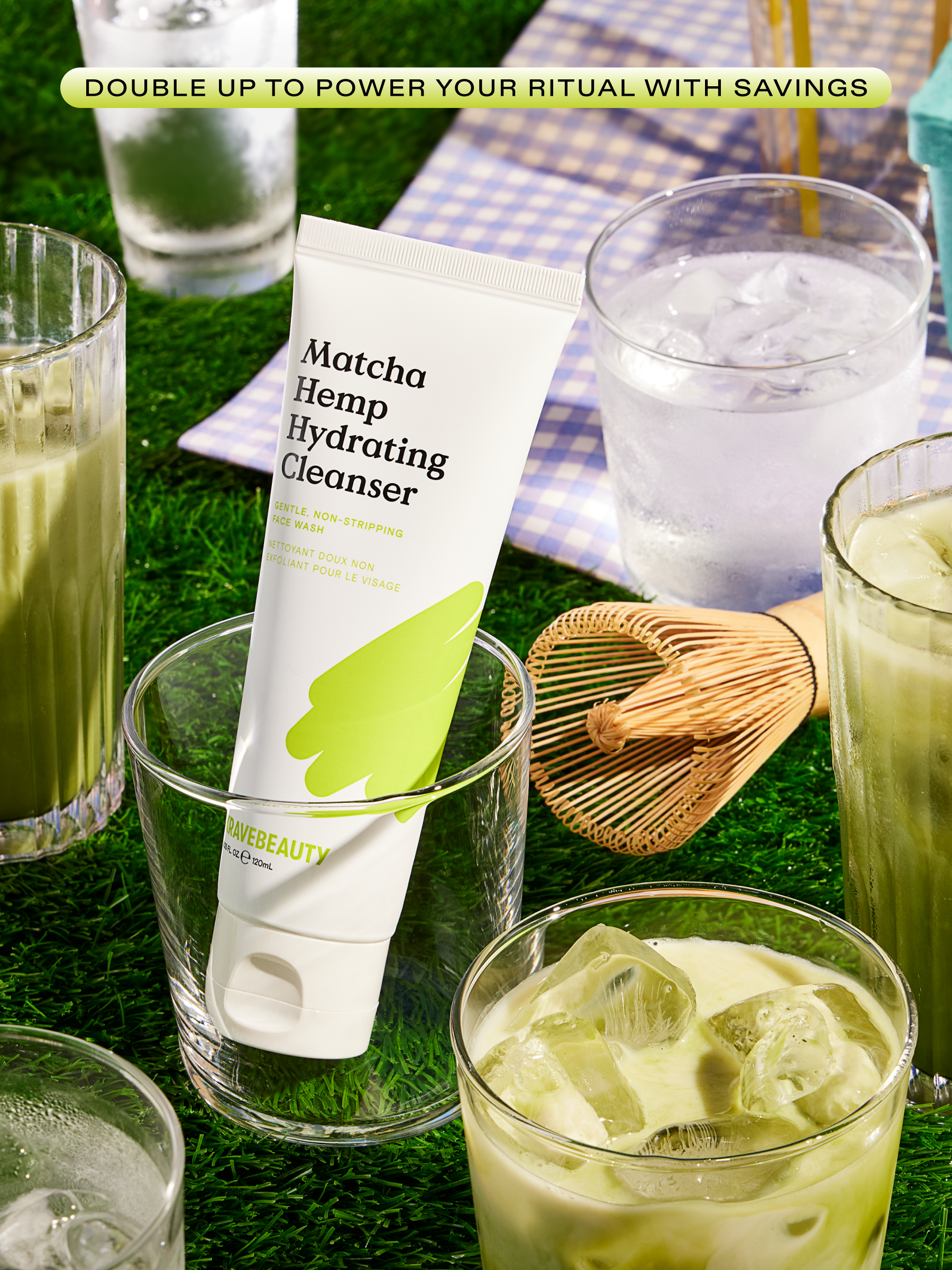 Duo Matcha Hemp Hydrating Cleanser - Image 2